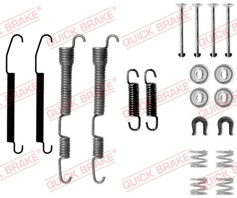 QUICK BRAKE Комплектующие, тормозная колодка 105-0761